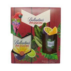   Ballantine's Whisky Passion 35% 0,7l + long drink pohár díszdobozban