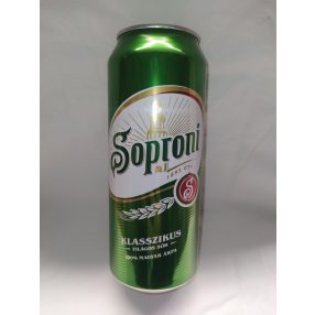 Soproni dobozos világos sör 0,5l