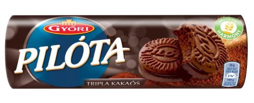 Győri Tripla kakaós pilóta keksz 180g