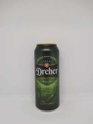 Dreher Gold dobozos, minőségi világos sör 0,5l - ItalFutár