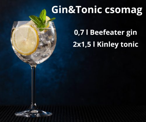 Gin&Tonic csomag 0,7l Beefeater gin + 3l Kinley tonic