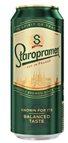 Staropramen dobozos sör 0,5l