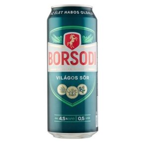 Borsodi dobozos sör 0,5l